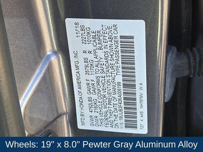 2019 Acura TLX w/Technology Pkg