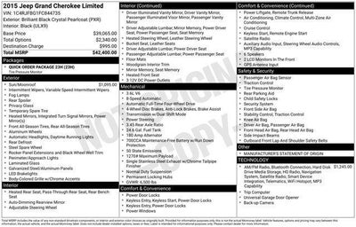 2015 Jeep Grand Cherokee Limited