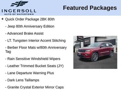 2021 Jeep Grand Cherokee 80th Anniversary