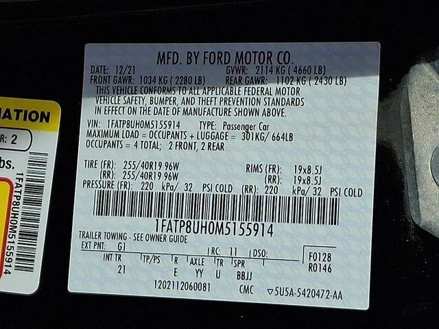 2021 Ford Mustang EcoBoost