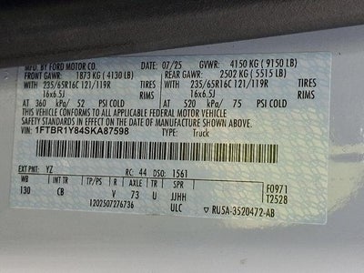 2025 Ford Transit Cargo Van Base