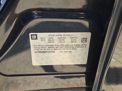 2015 Chevrolet Cruze LT