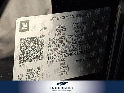 2019 Chevrolet Colorado 4WD Z71