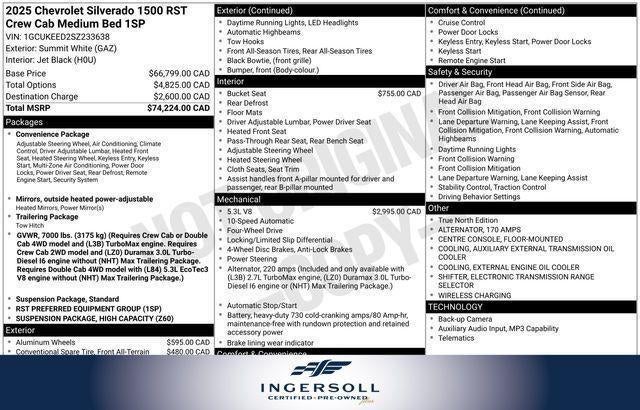 2025 Chevrolet Silverado 1500 RST