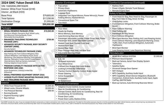 2024 GMC Yukon Denali