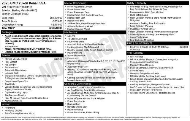 2025 GMC Yukon Denali