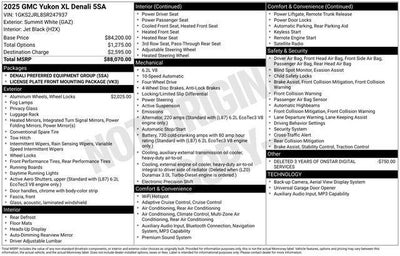 2025 GMC Yukon XL Denali