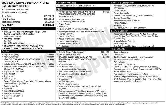 2023 GMC Sierra 2500 HD AT4