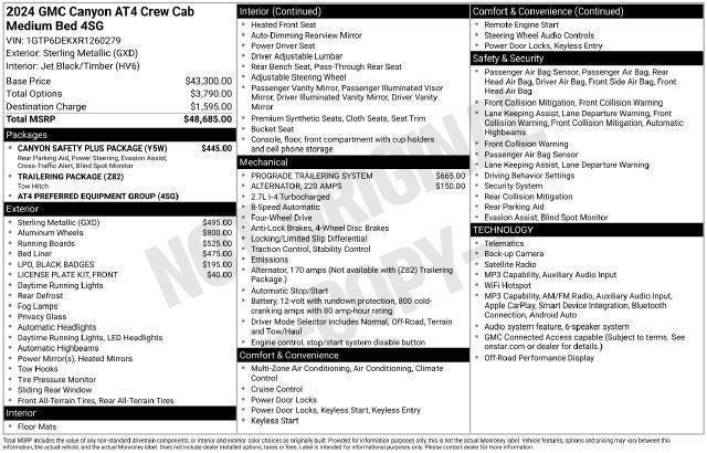 2024 GMC Canyon AT4