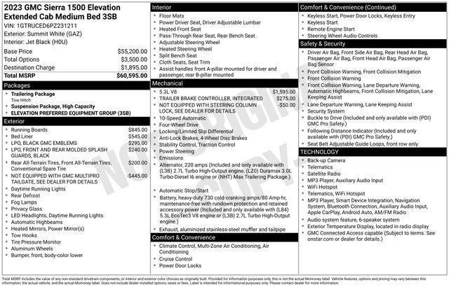 2023 GMC Sierra 1500 Elevation