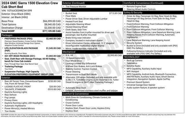 2024 GMC Sierra 1500 Elevation