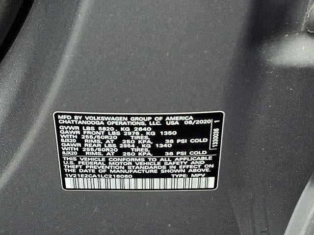 2020 Volkswagen Atlas Cross Sport 3.6L V6 SE w/Technology