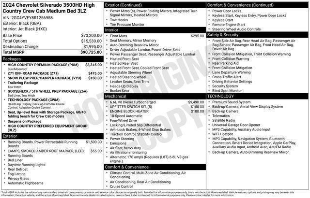 2024 Chevrolet Silverado 3500 HD High Country