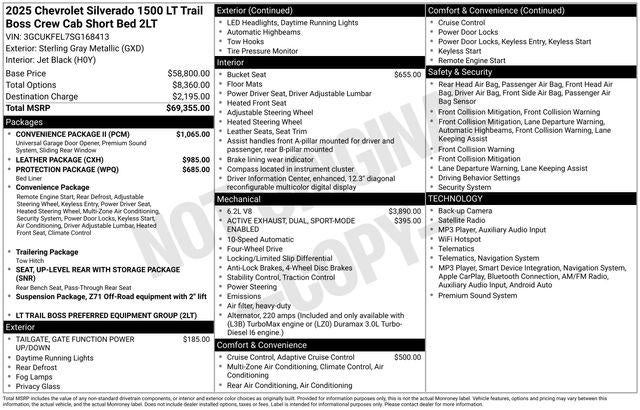 2025 Chevrolet Silverado 1500 LT Trail Boss