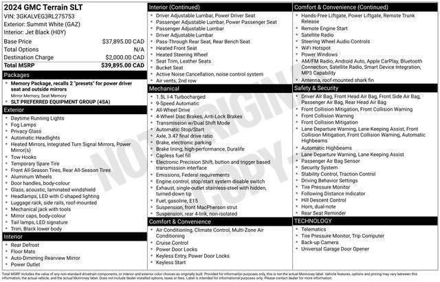 2024 GMC Terrain SLT