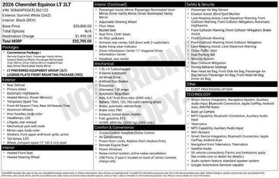 2026 Chevrolet Equinox AWD LT