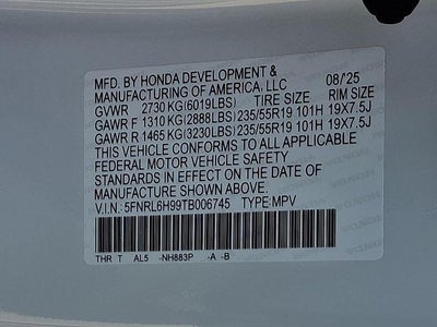 2026 Honda Odyssey Elite