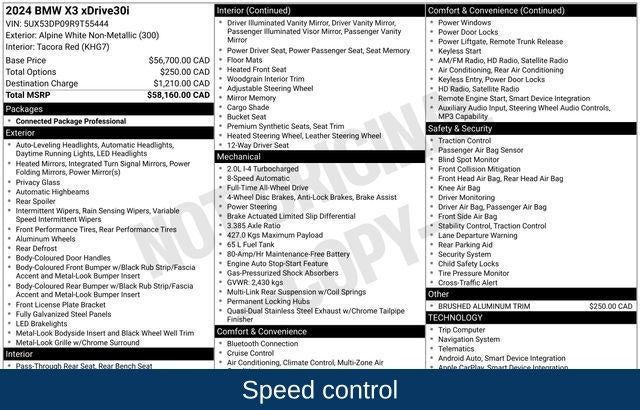 2024 BMW X3 xDrive30i
