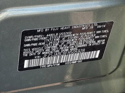 2015 Subaru Forester 2.5i