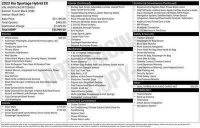 2023 Kia Sportage Hybrid EX