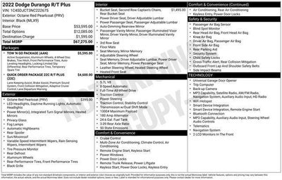 2022 Dodge Durango R/T Plus AWD