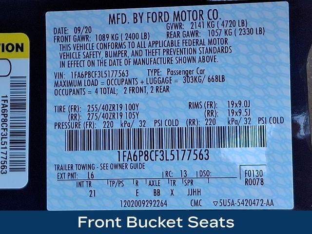 2020 Ford Mustang GT Fastback