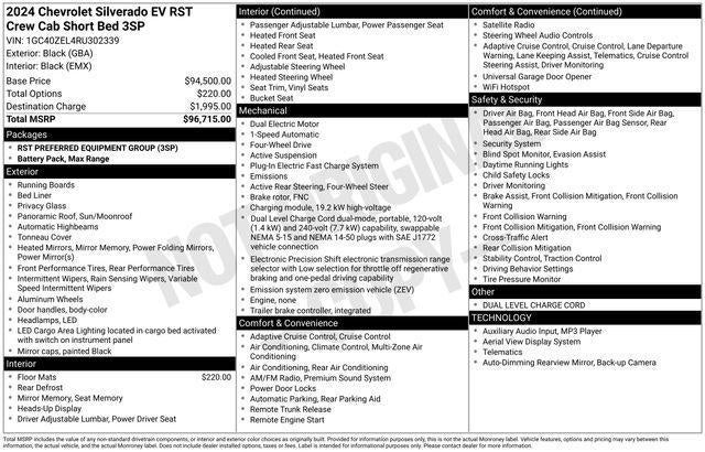 2024 Chevrolet Silverado EV RST