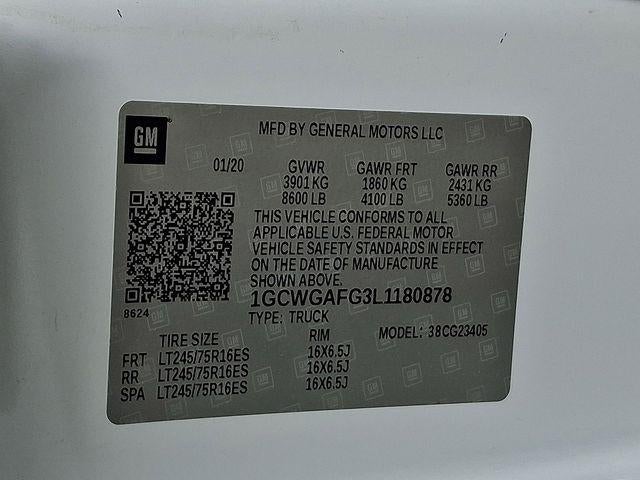 2020 Chevrolet Express Cargo 2500 Base