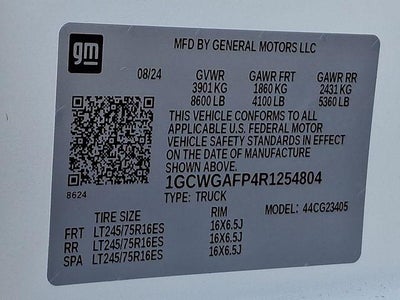 2024 Chevrolet Express Cargo 2500 Base