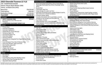 2023 Chevrolet Traverse LS
