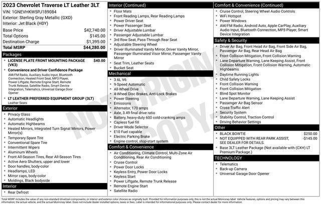 2023 Chevrolet Traverse LT Leather