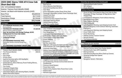 2025 GMC Sierra 1500 AT4