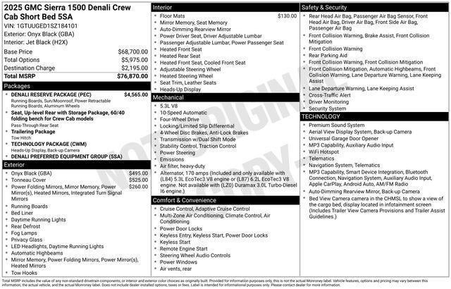 2025 GMC Sierra 1500 Denali