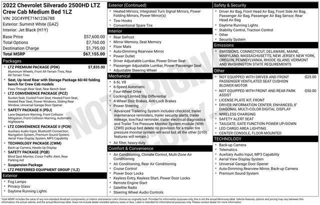 2022 Chevrolet Silverado 2500 HD LTZ