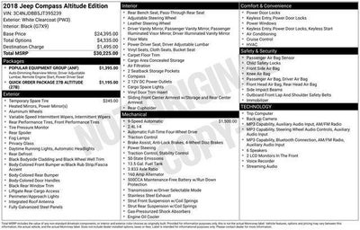 2018 Jeep Compass Altitude 4x4