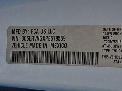 2023 RAM ProMaster Cargo Van Base