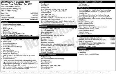 2023 Chevrolet Silverado 1500 Custom