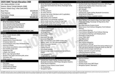 2025 GMC Terrain Elevation