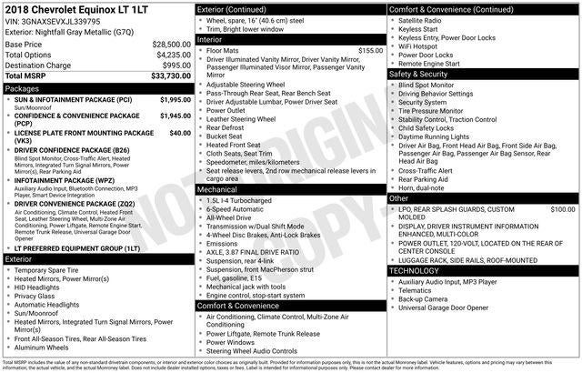 2018 Chevrolet Equinox LT