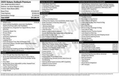 2025 Subaru Outback Premium