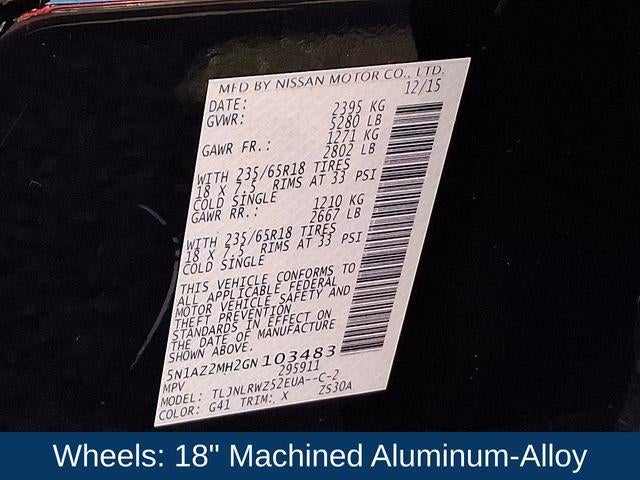 2016 Nissan Murano SL