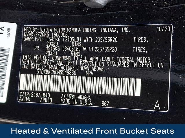 2021 Toyota Highlander Hybrid Limited