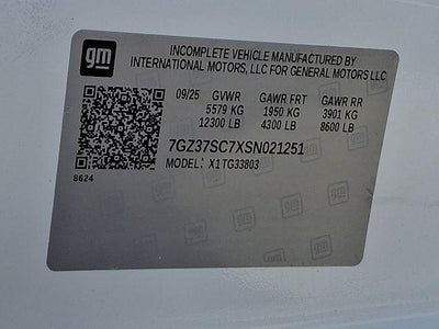 2025 GMC Savana Cutaway 3500 Base