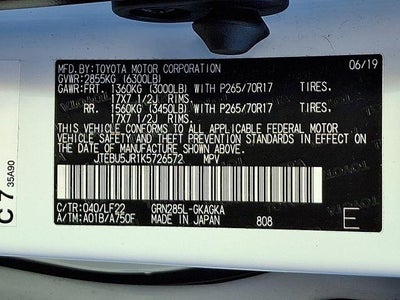 2019 Toyota 4Runner SR5