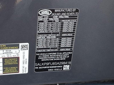 2025 Land Rover Range Rover P400 SE