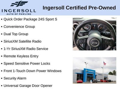 2018 Jeep Wrangler Unlimited Sport S 4x4