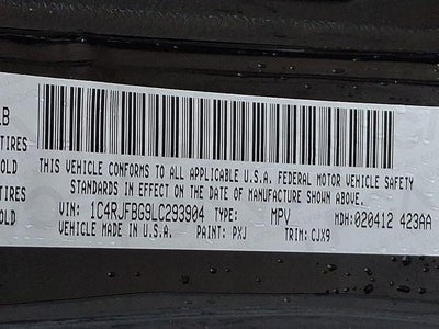 2020 Jeep Grand Cherokee Limited 4X4