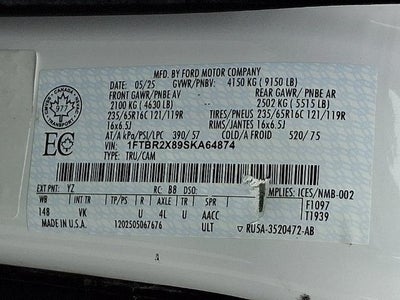 2025 Ford Transit Cargo Van Base