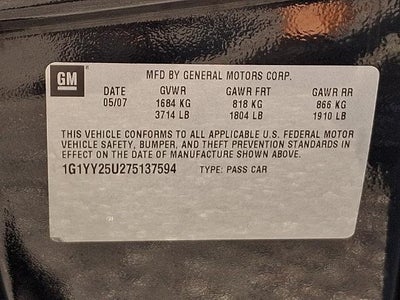 2007 Chevrolet Corvette Base