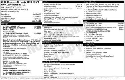 2026 Chevrolet Silverado 2500 HD LTZ